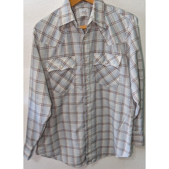 Levi's Strauss & Co. 1980 USA Olympic Games Button Up Shirt Large Vintage (968m) - Picture 1 of 3